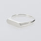 Signet Ring with Hairline - Thin - 26ssmae
