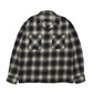 C.Flannel Ombre Open Collar SH