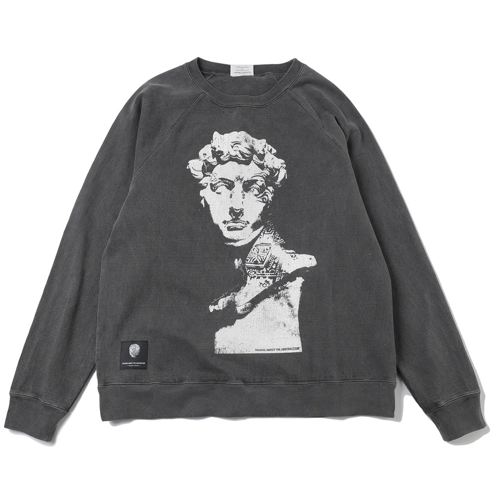 OVER DYE PRINT RAGLAN TEE