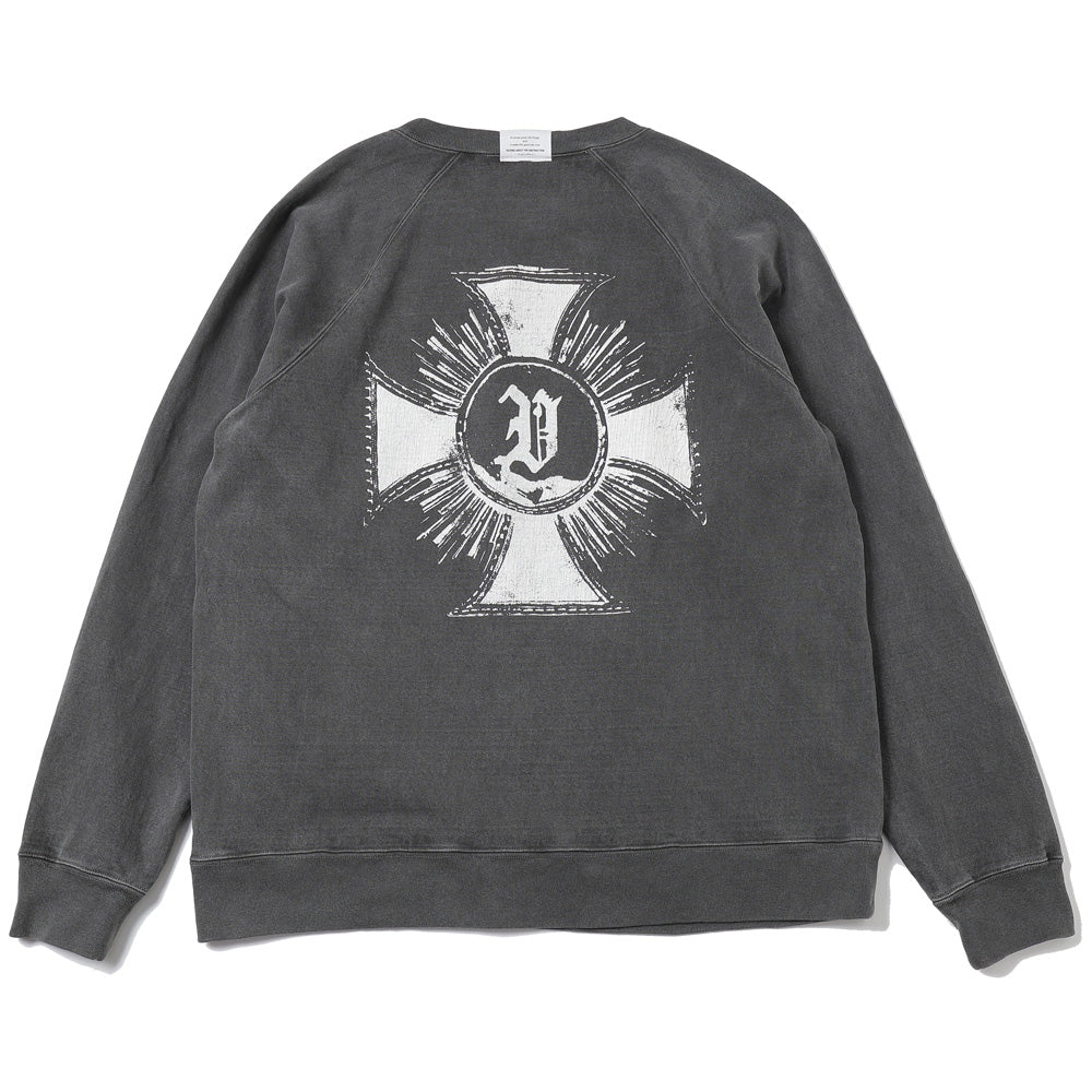 OVER DYE PRINT RAGLAN TEE