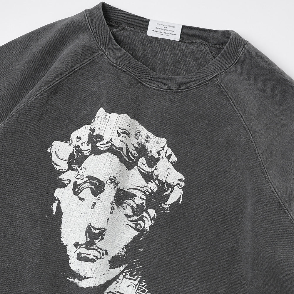 OVER DYE PRINT RAGLAN TEE