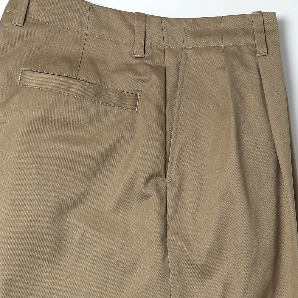 2TUCK WIDE CHINO TROUSERS