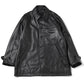 LEATHER CAR COAT
