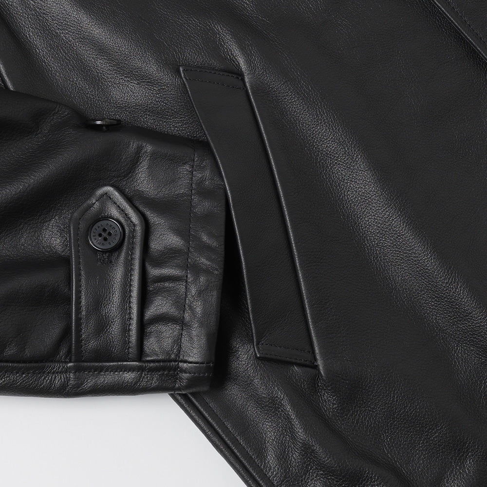 LEATHER CAR COAT