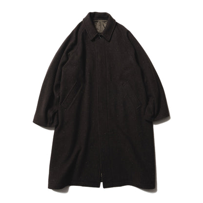 Unlikely Balmacaan Coat Nep Tweed