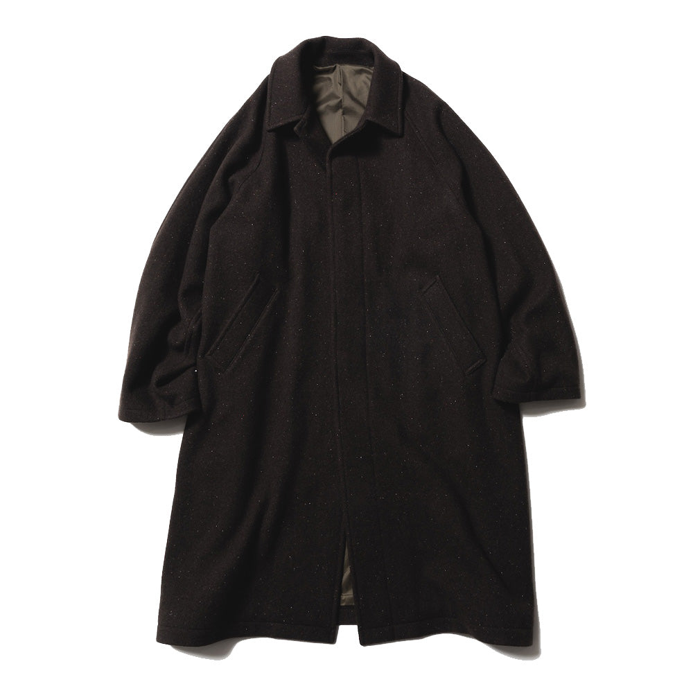 Unlikely Balmacaan Coat Nep Tweed