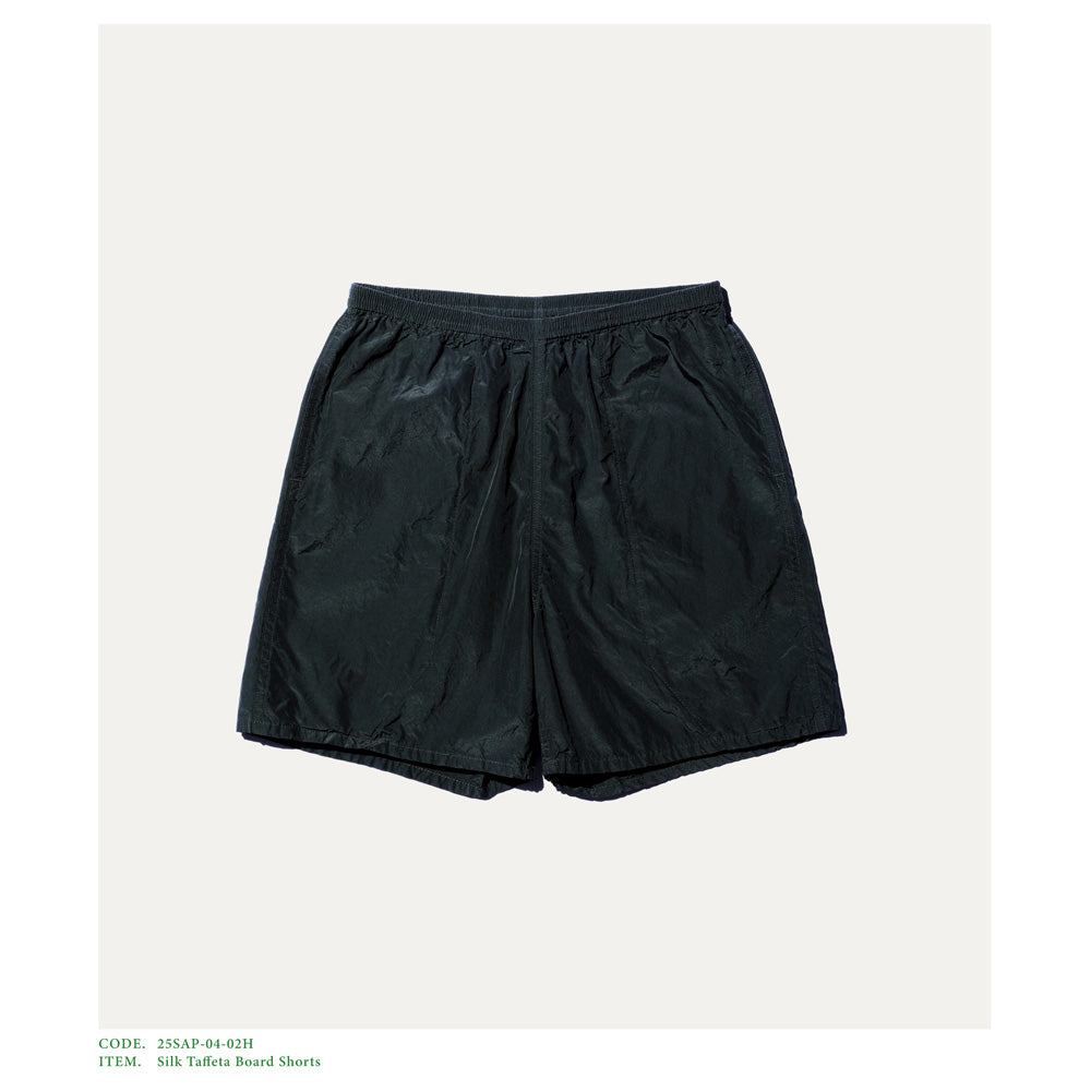 Silk Taffeta Board Shorts