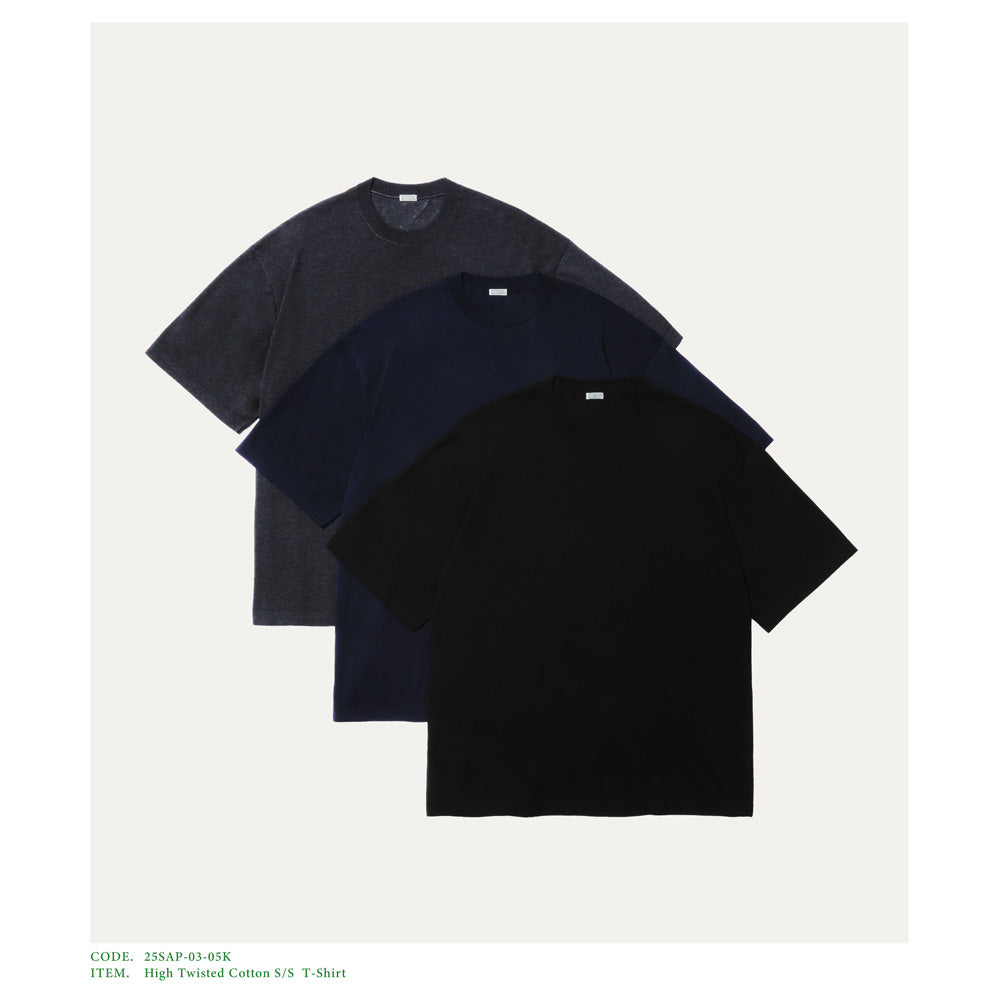 High Twisted Cotton S/S T-Shirt