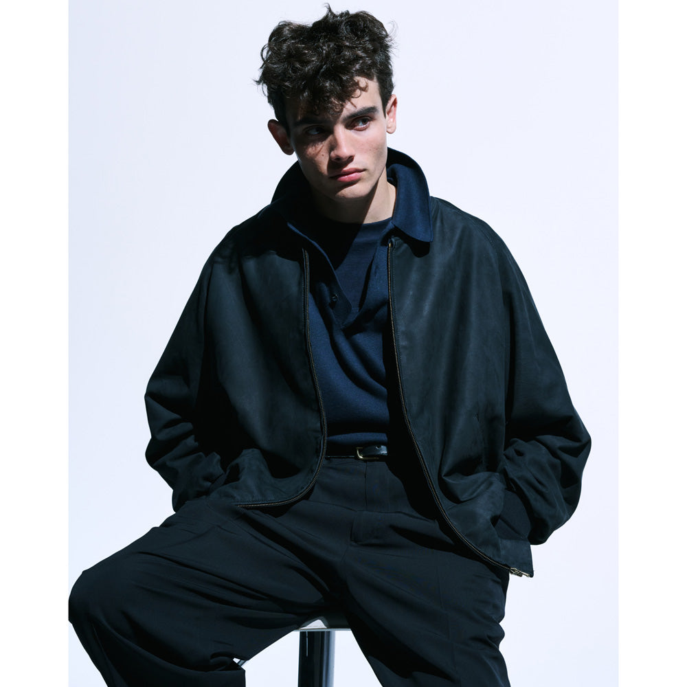 A.PRESSE (ア プレッセ) Cotton Knit L/S Polo Shirts 25SAP-03-02K 
