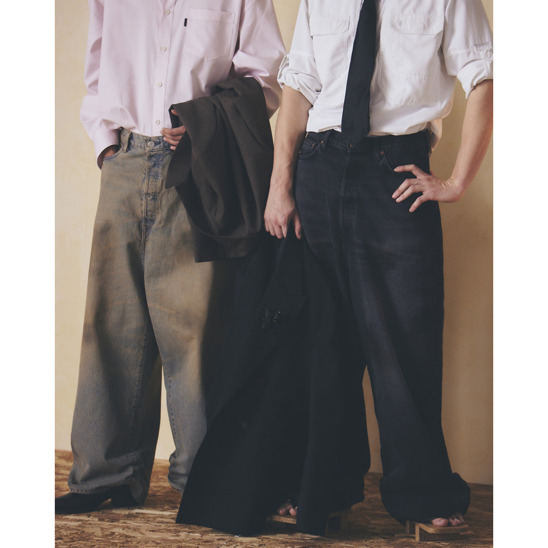 FRESH MAN DENIM WIDE PANTS by EDWIN USED