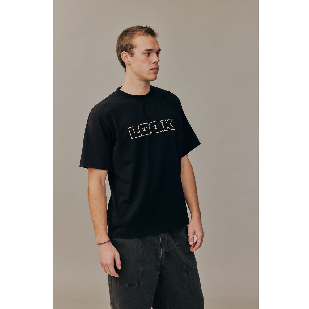LQQK Studio (ルックスタジオ) Discharge Deconstruction Tee