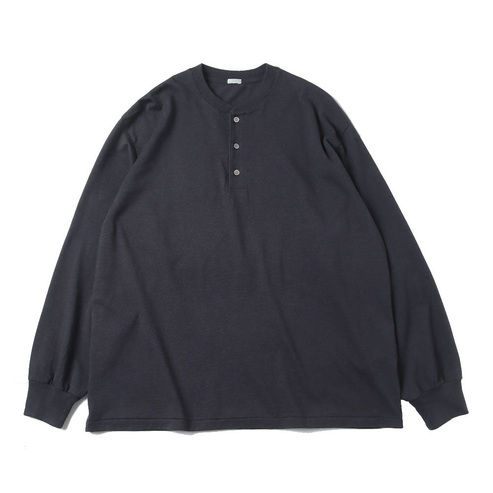 A.PRESSE (ア プレッセ) Cashmere Blend L/S Henley Neck Shirt 24SAP  