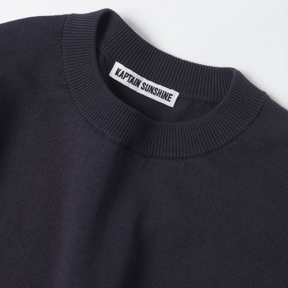 Cotton Knit Crewneck Pullover