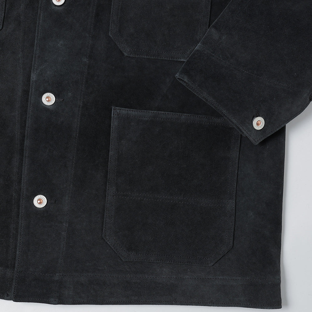 HERILL（ヘリル） Goat Suede Railroad Chore Jacket 26-011-HL-8000