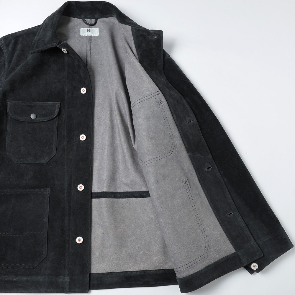 Goat Suede Railroad Chore Jacket