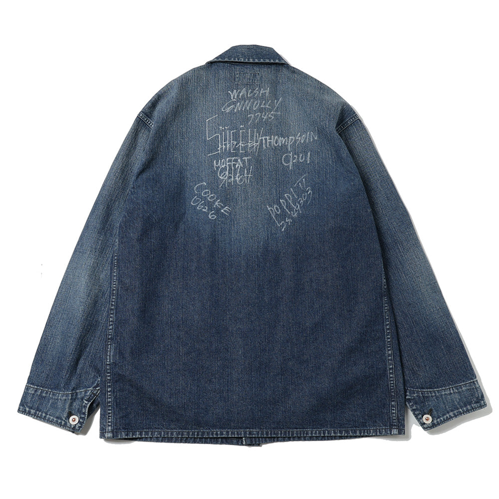 HERILL（ヘリル）NAVY Denim Chore Jacket 26-011-HL-8030-30 (26-011