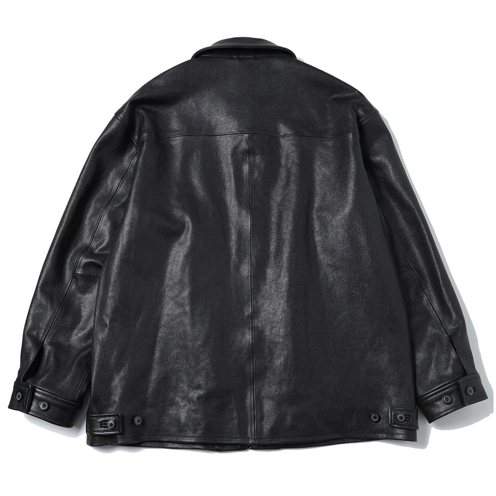HERILL（ヘリル） Lamb Lather Jacket 26-011-HL-8050-10 (26-011-HL