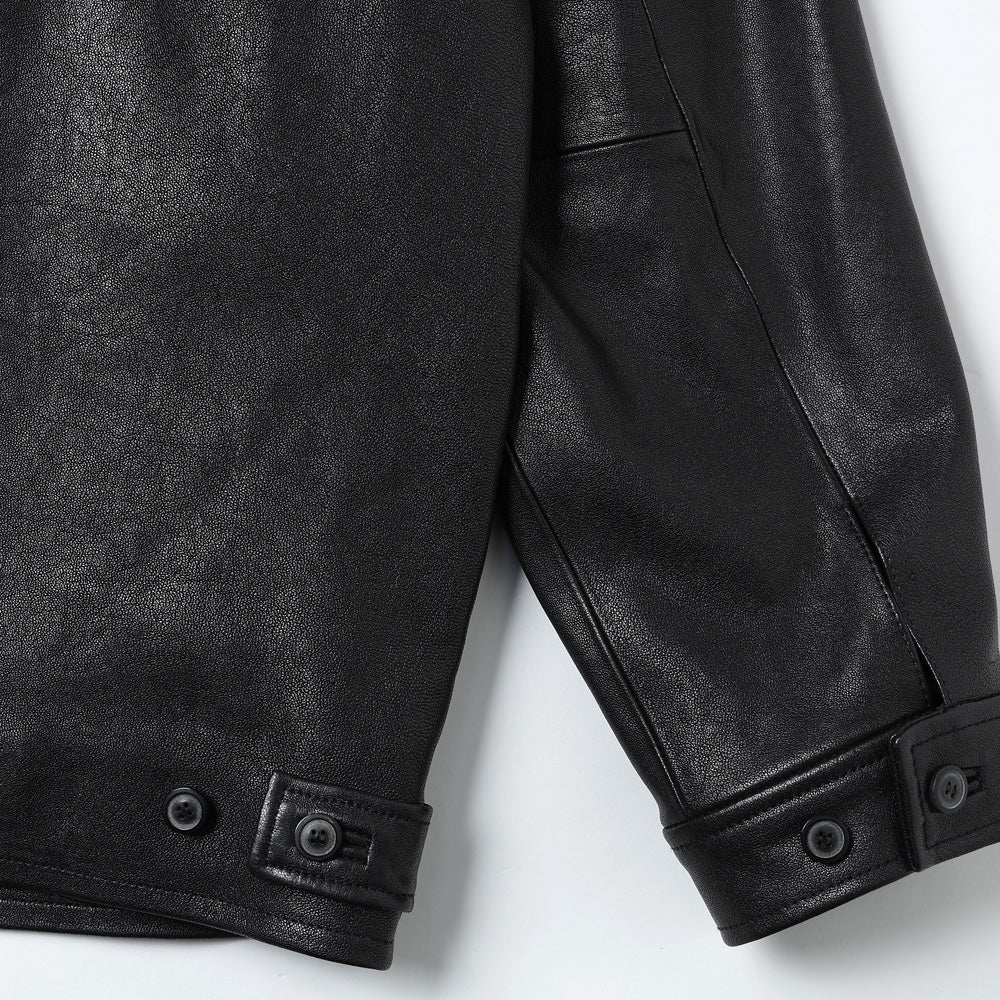 HERILL（ヘリル） Lamb Lather Jacket 26-011-HL-8050-10 (26-011-HL