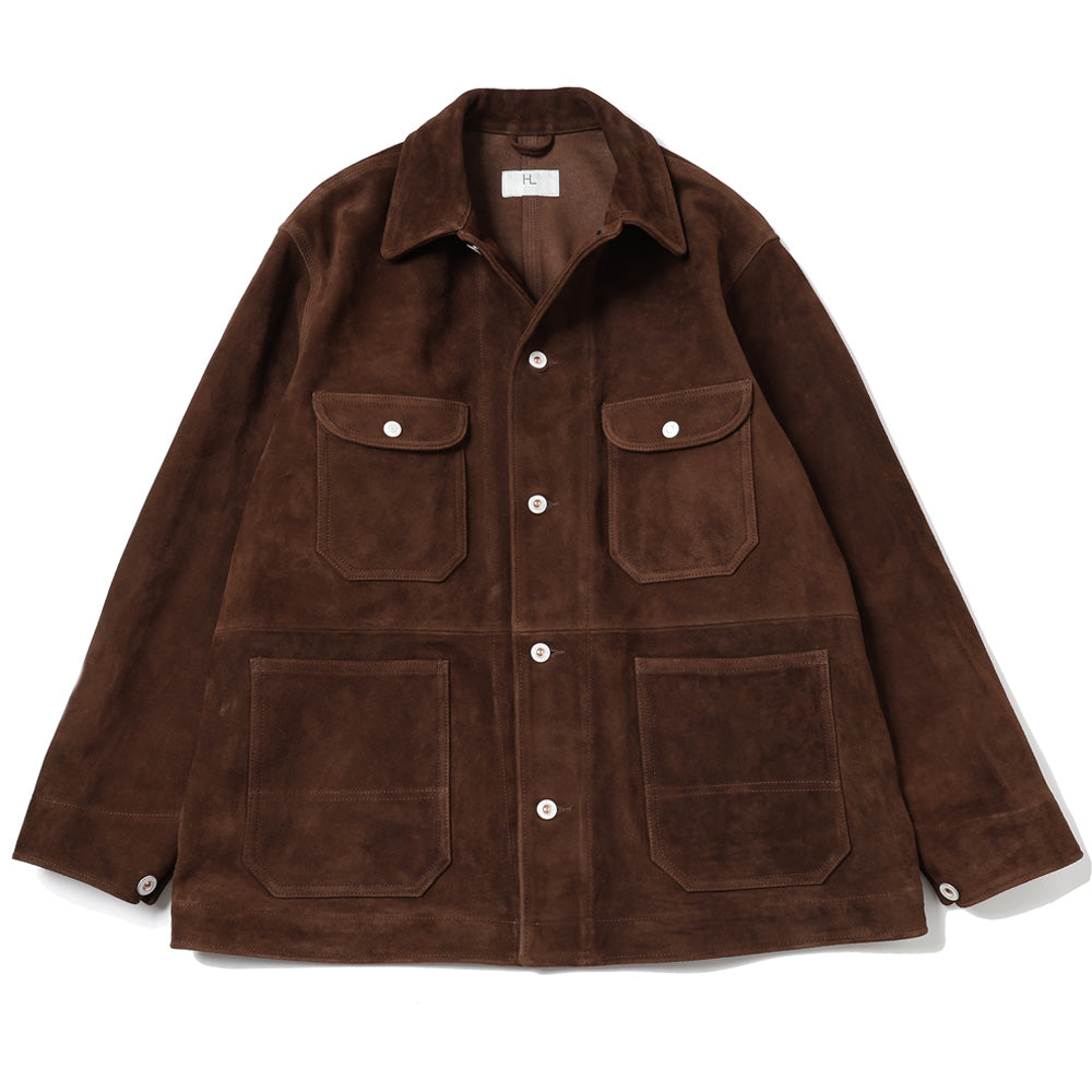 Lamb Suede Railroad Chore Jacket 26awmae