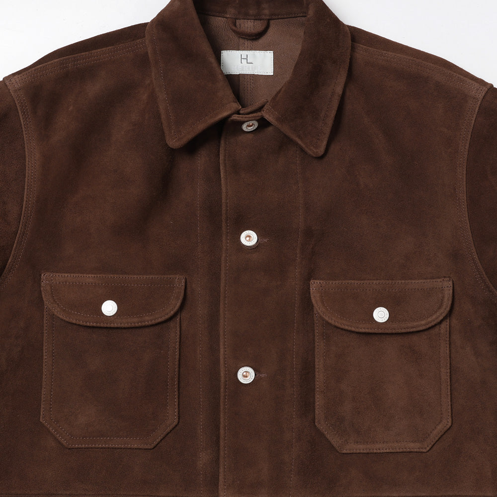 Lamb Suede Railroad Chore Jacket 26awmae