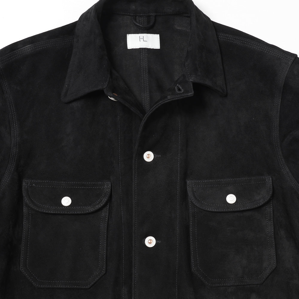 Lamb Suede Railroad Chore Jacket 26awmae