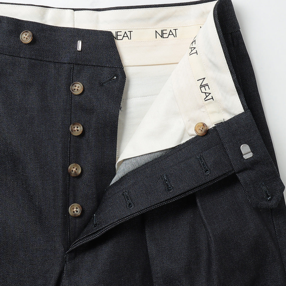 11.5oz Natural Slub Denim Wide