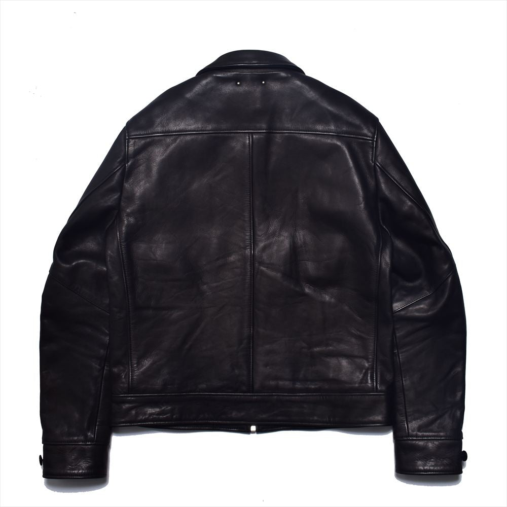 MINEDENIM(マインデニム) - Leather Zipup JKT (2602-8001 MINEDENIM(マインデニム) - Leather Zipup JKT (2602-8001