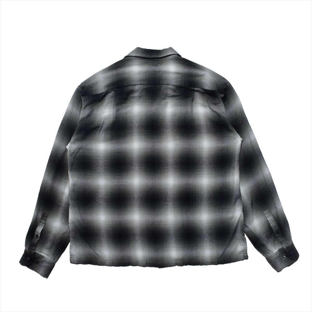 MINEDENIM R.Flannel Ombre Open Collar 最終 MINEDENIM(マインデニム) - R.Flannel Ombre Open Collar SH (2604