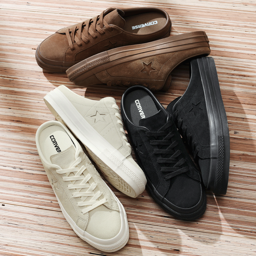 ONE STAR SUEDE MULE(OFF WHITE)