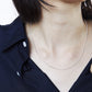 Tiny Solid Anchor Link Necklace