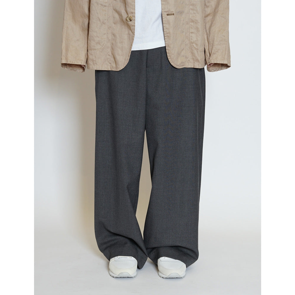UNIVERSAL PRODUCTS Summer Wool Wide Trousers 261-60514 (261-60514