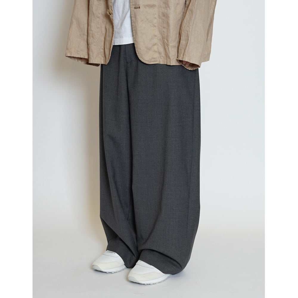 Summer Wool Wide Trousers 26ssmae