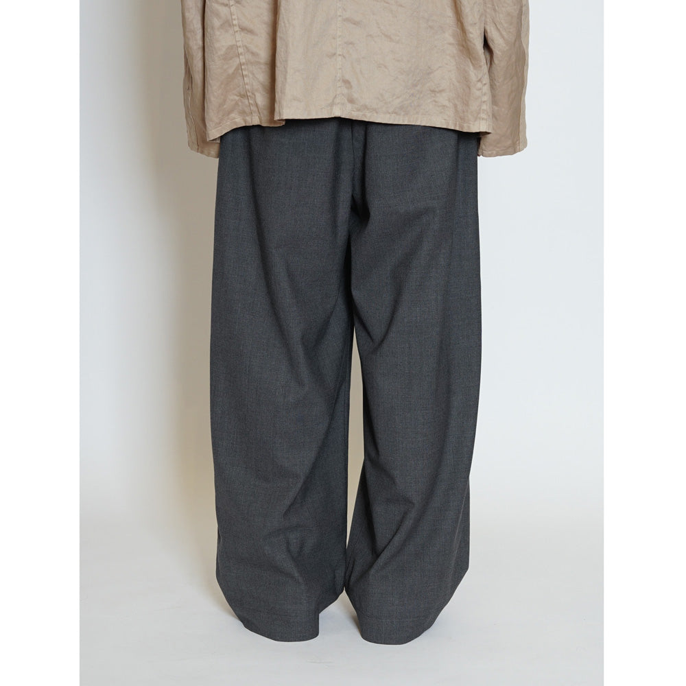Summer Wool Wide Trousers 26ssmae