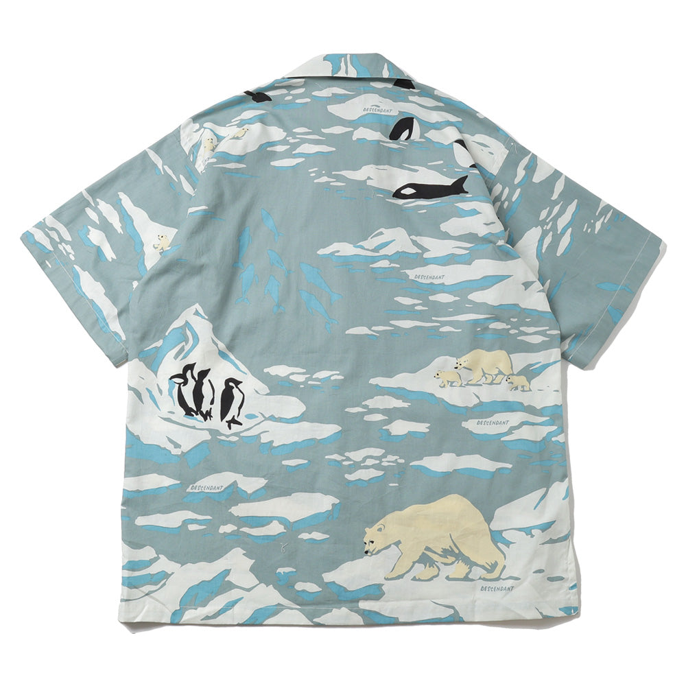 EDGD OPEN COLLAR TEXTILE SS SHIRT