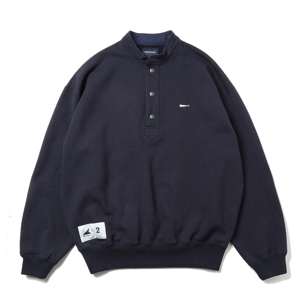 VOIL HENLEY NECK PIGMENT DYE