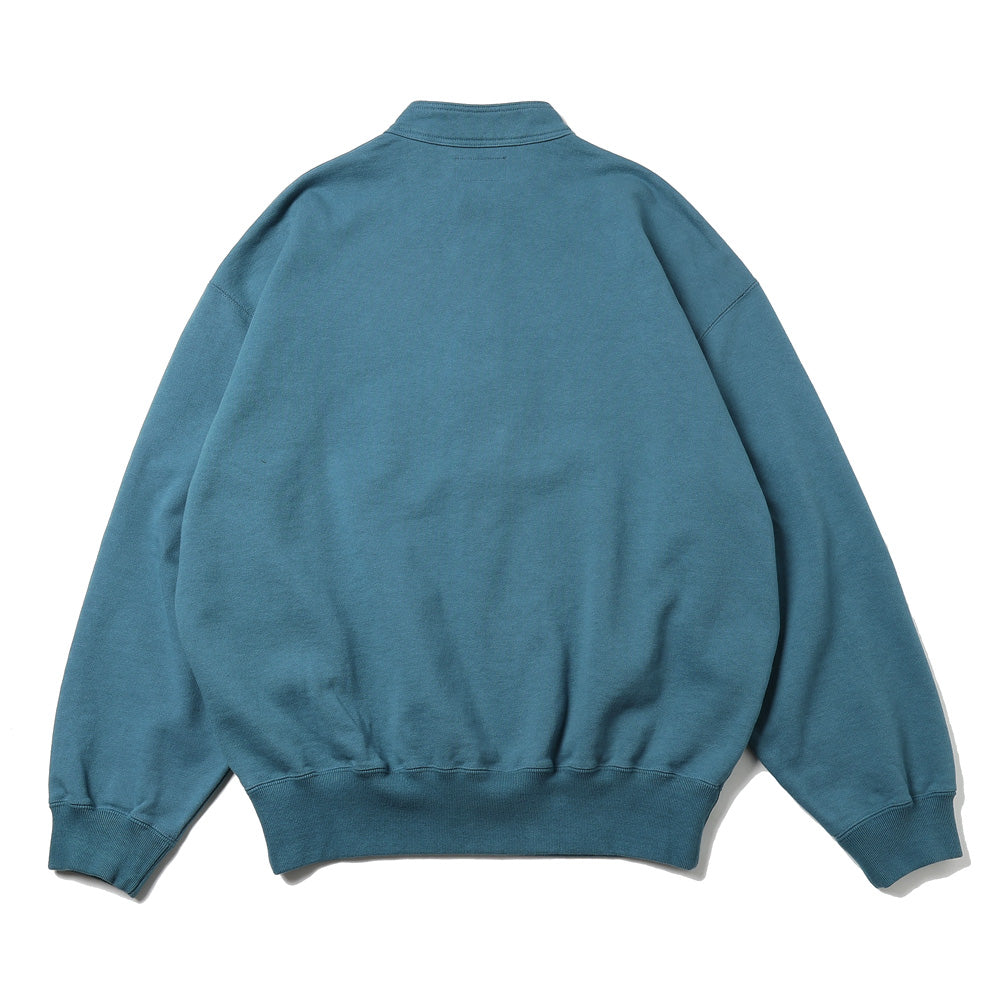 VOIL HENLEY NECK PIGMENT DYE