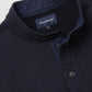 VOIL HENLEY NECK PIGMENT DYE