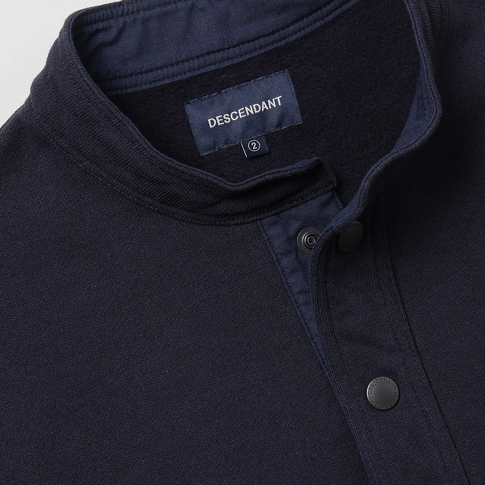 VOIL HENLEY NECK PIGMENT DYE