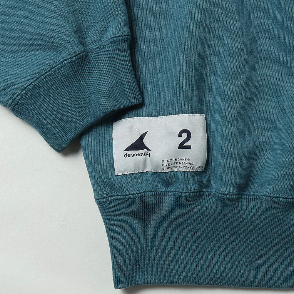 VOIL HENLEY NECK PIGMENT DYE