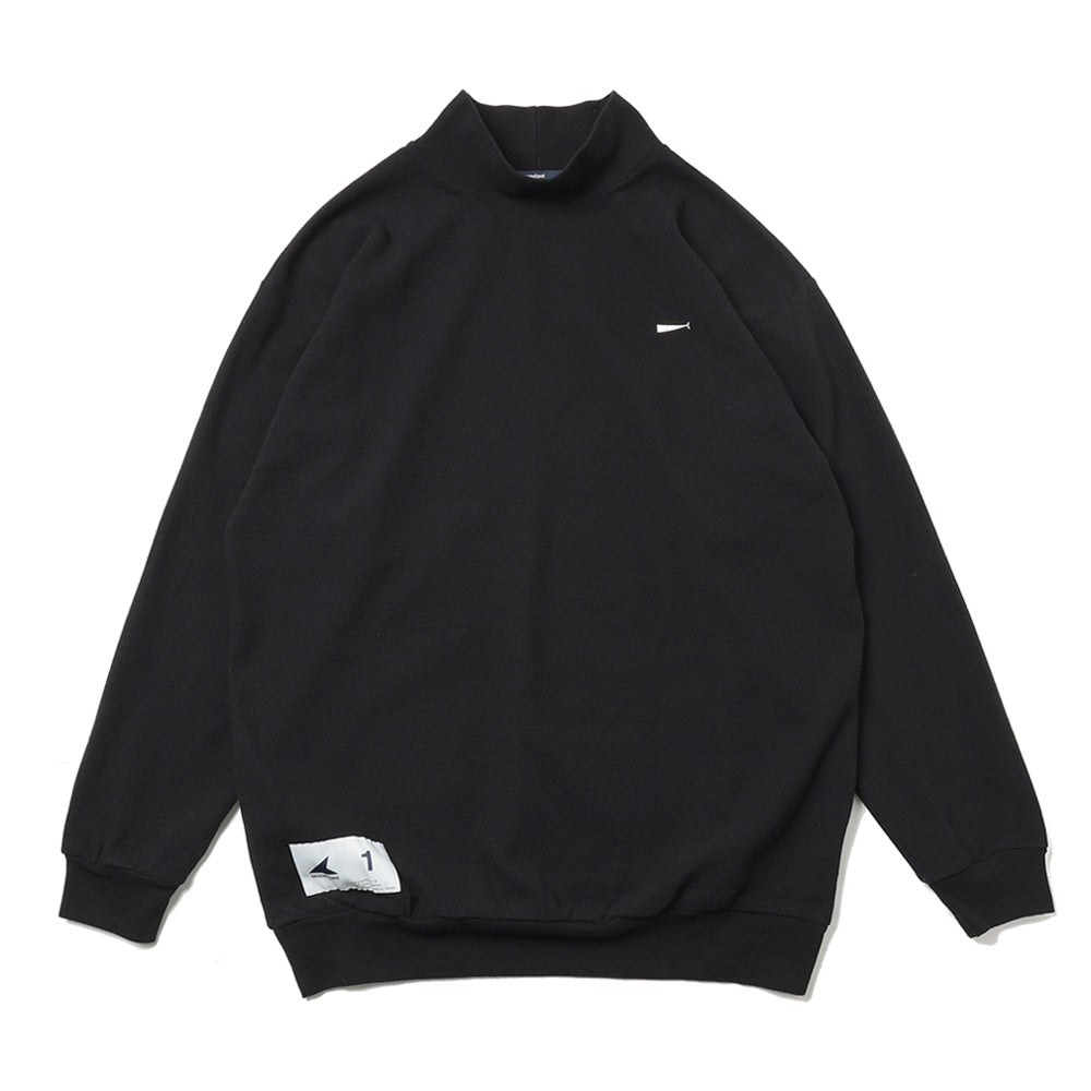 TORTOISE MOCK NECK LS