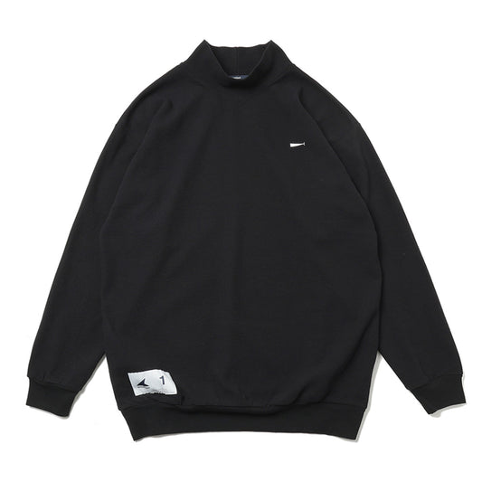 TORTOISE MOCK NECK LS
