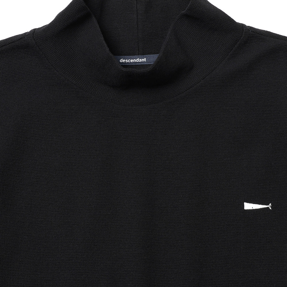 TORTOISE MOCK NECK LS