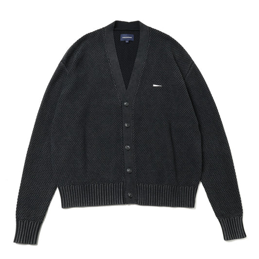 NURSE KNIT CARDIGAN PIGMENT DYE