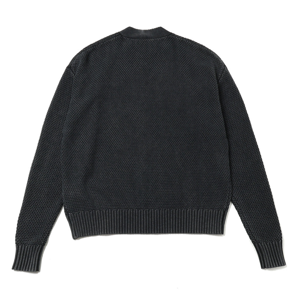 NURSE KNIT CARDIGAN PIGMENT DYE