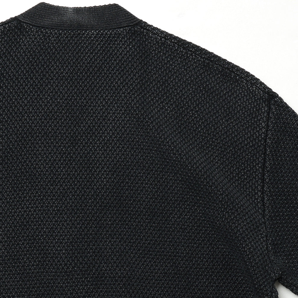 DESCENDANT (ディセンダント) NURSE KNIT CARDIGAN PIGMENT DYE