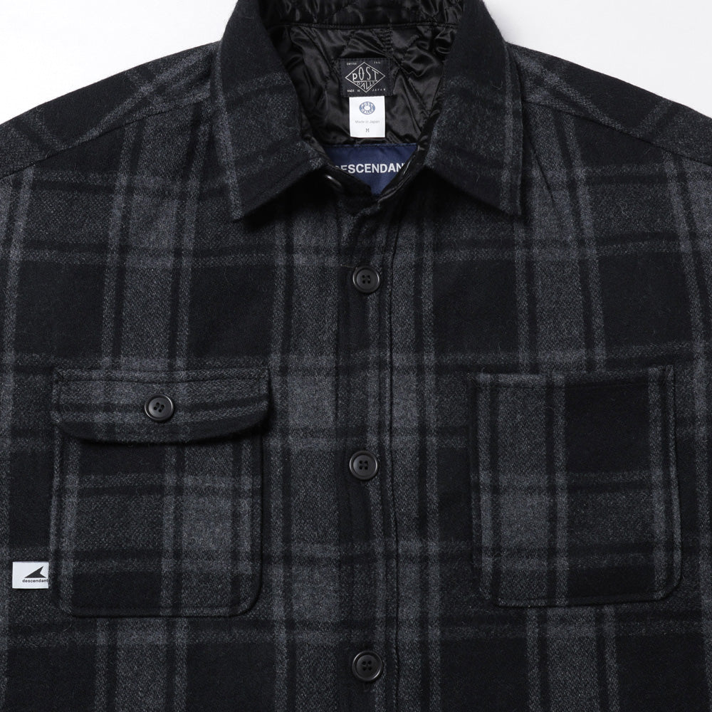 CRA90 PLAID JACKET POST O'alls