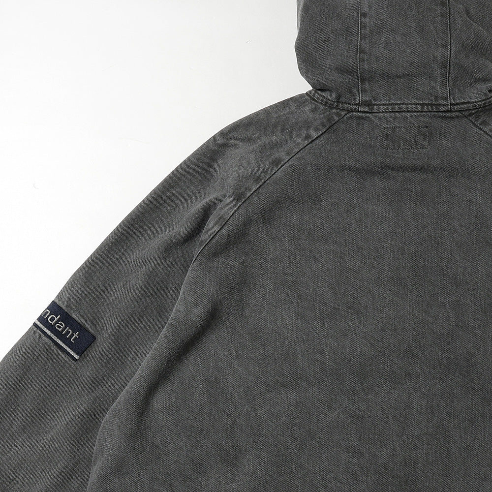 MOLE HOODED LS SHIRT PIGMENT DYE