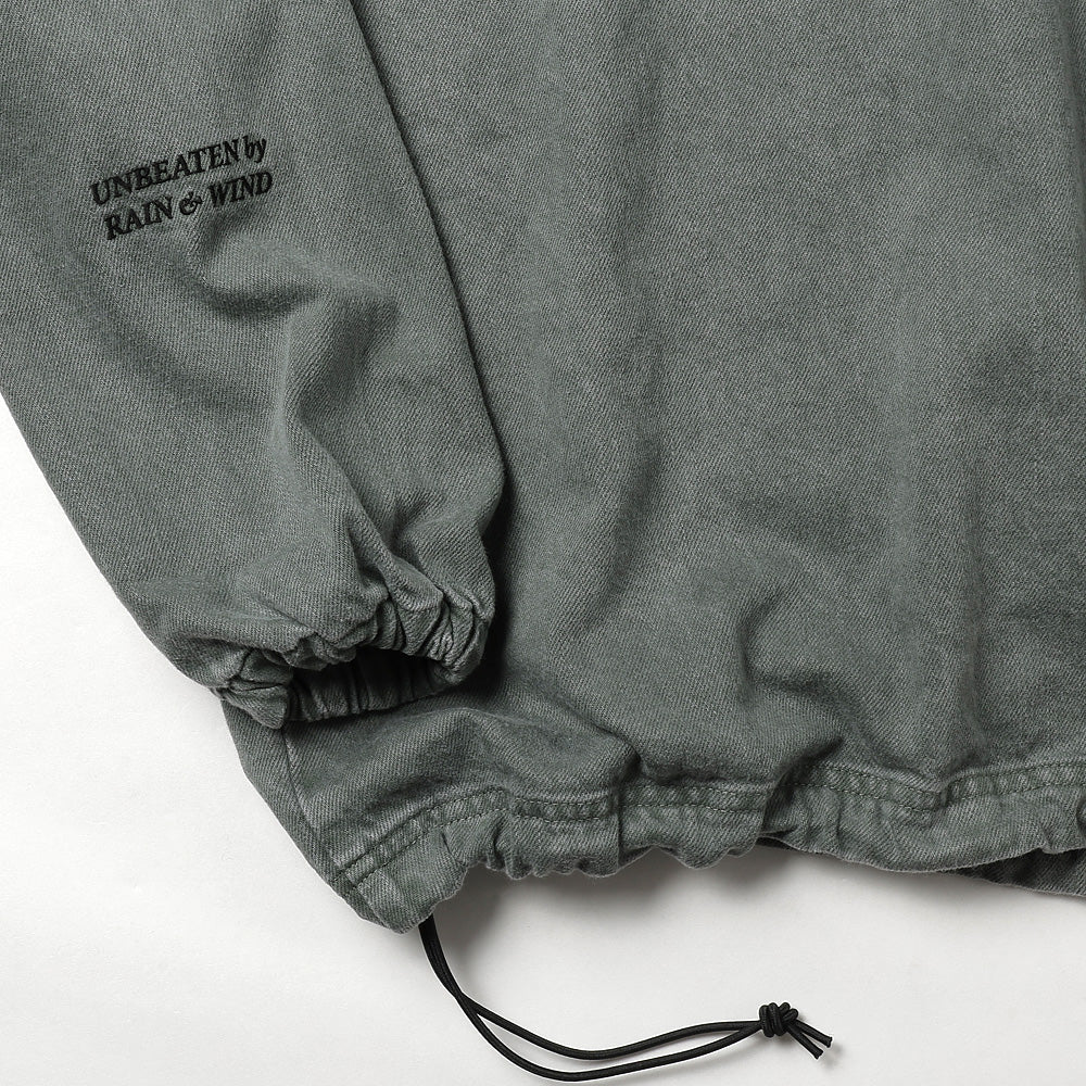 MOLE HOODED LS SHIRT PIGMENT DYE