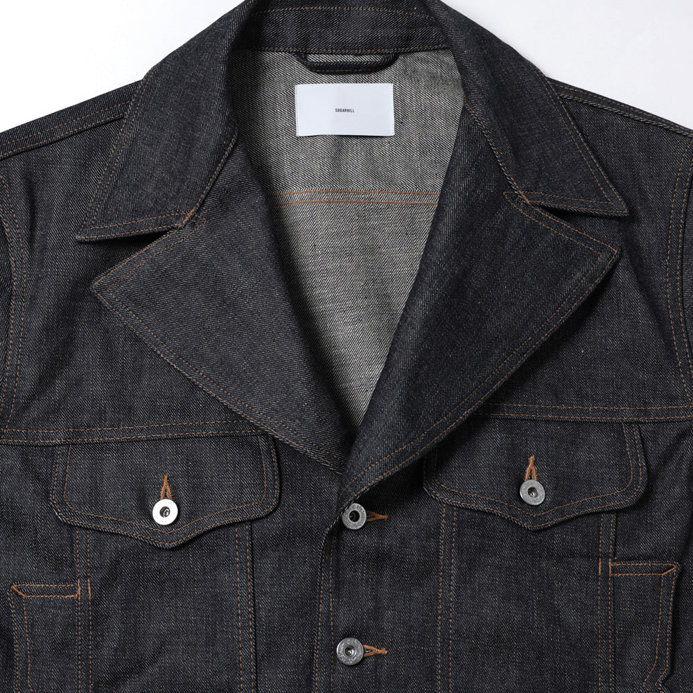 LAPEL DENIM JACKET