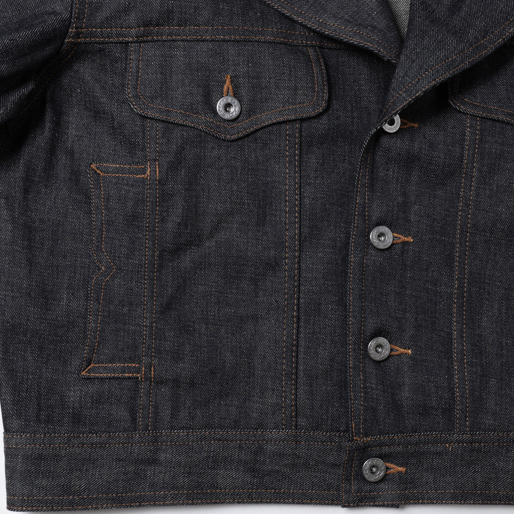 LAPEL DENIM JACKET